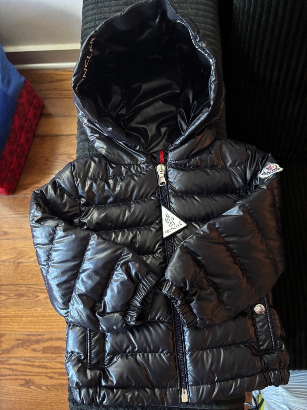 Moncler enfant quilted down jacket